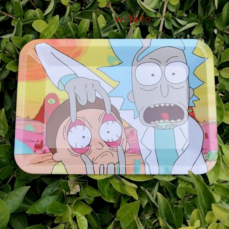 BANDEJA RICK Y MORTY 3 18X14 CM